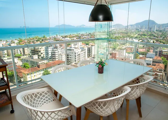 Apartamento SOL DOURADO Vista Mar Guarujá Enseada